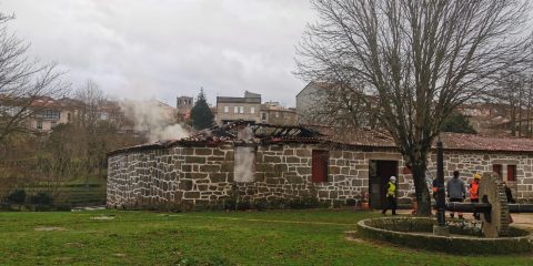 Incendio Museo do Coiro de Allariz