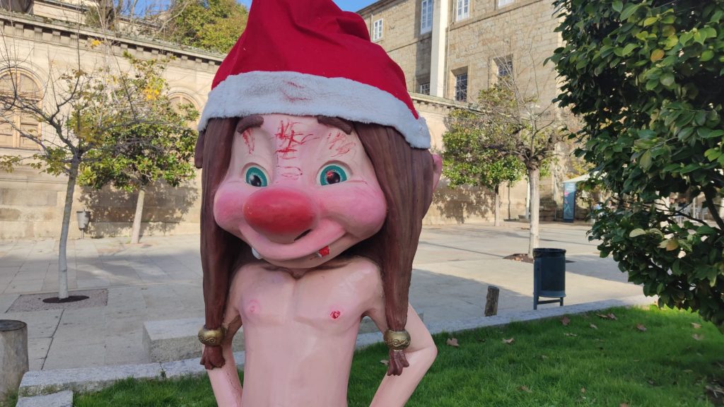 vándalos en navidad ourense