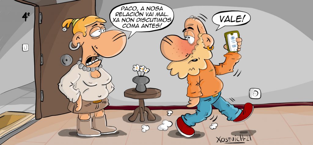 A Paco ya no le gusta discutir 1 relacion mal discutir galego chistes humor xosevich 21