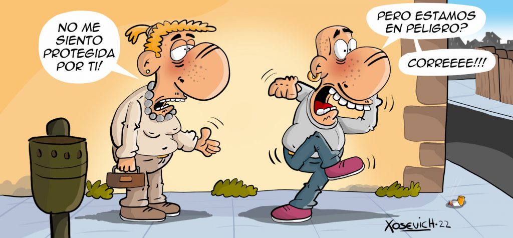 No me siento protegida por ti 1 No me siento protegida chistes de amor humor Xosevich 22