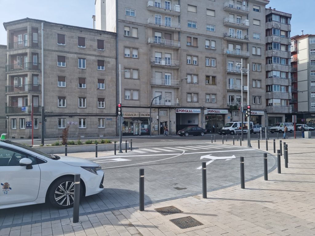 Avenida de Marín Semáforo Ponte Puente