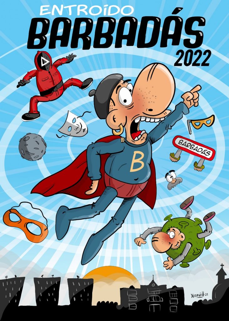 Cartel Entroido Barbadás 2022
