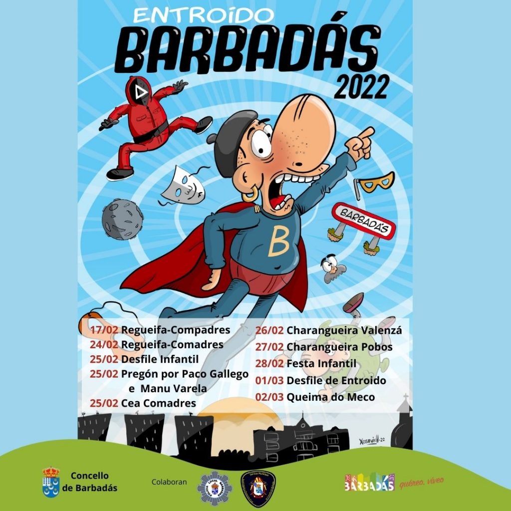 Programa Entroido Barbadás 2022