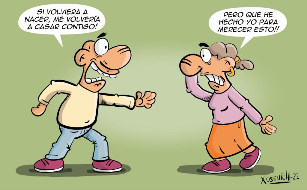 Si volviera a nacer me volvería a casar contigo 1 Chiste de Amor y enamorados Humor Xosevich 22