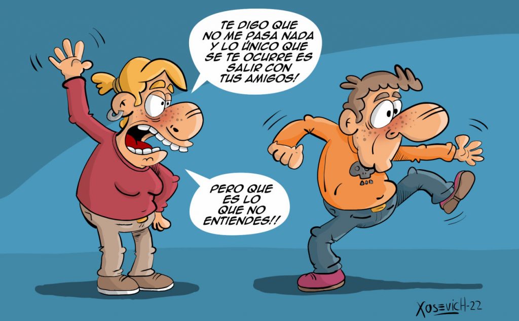 No me pasa nada 1 Chiste de No me pasa nada frase de mujeres Xosevich 22