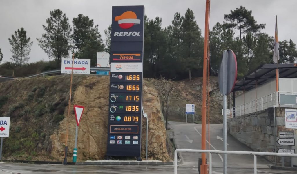 Gasolinera Piñeiral Gasolina precios
