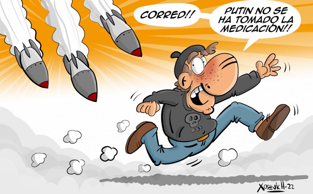 Putin ha decidido empezar una guerra 1 Guerra Ucrania Humor Chistes satira Putin Xosevich 22
