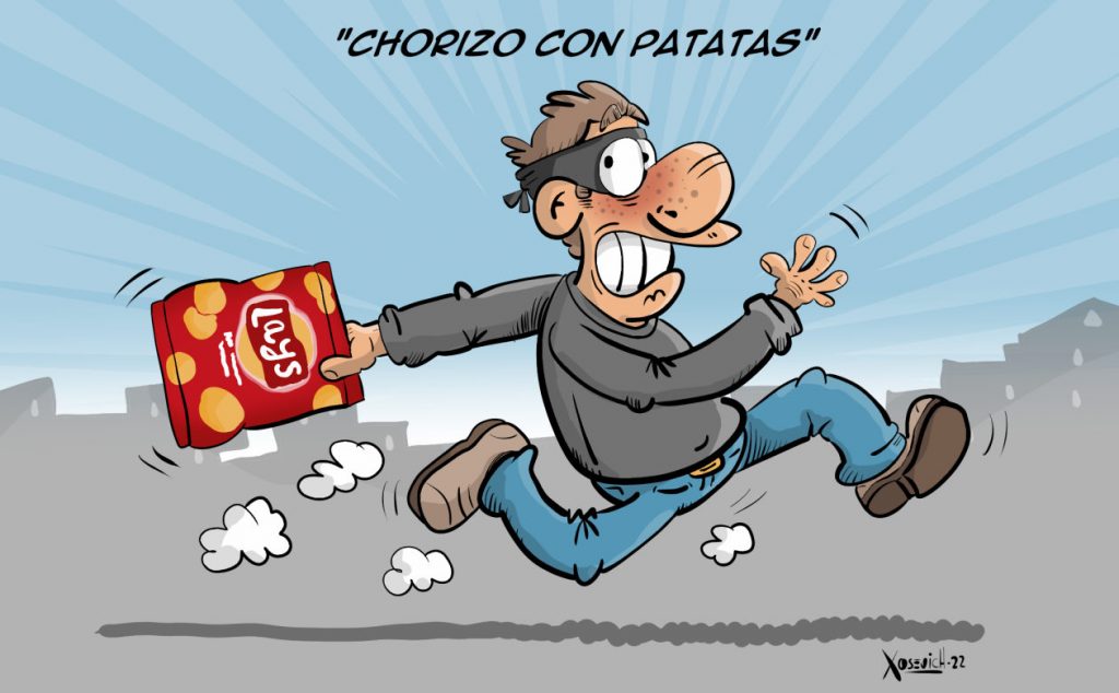 chiste de chorizo con patatas humor meme Xosevich 22