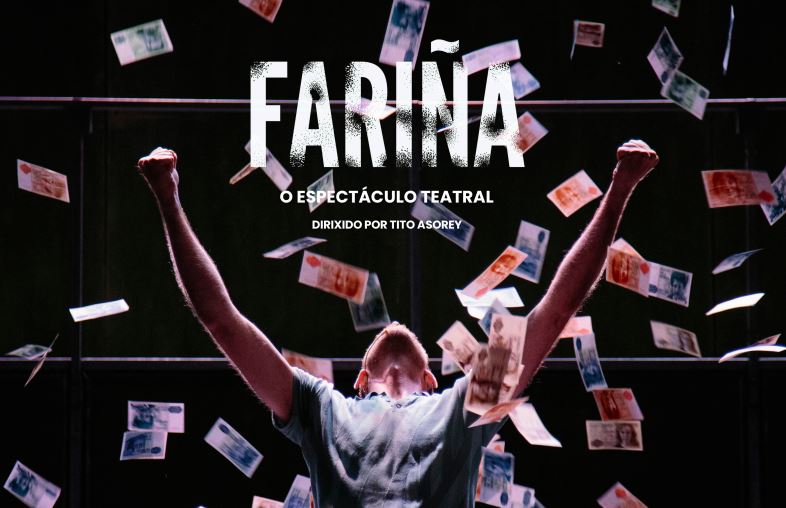 A obra de teatro "Fariña" estará o 22 e o 23 de abril no Auditorio de Ourense 1 Fariña