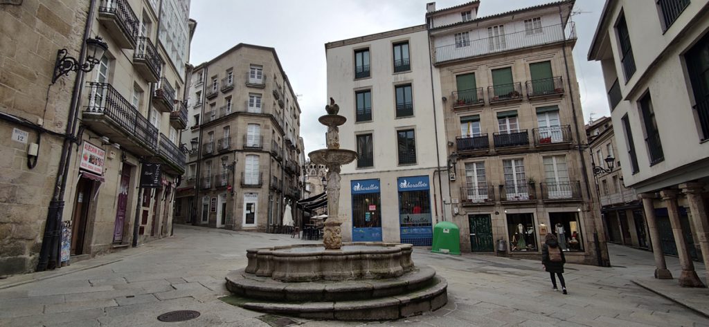 Plaza do Ferro casco vello antiguo