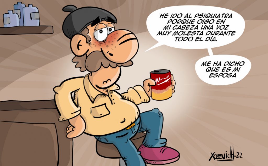El psiquiatra y las voces en su cabeza 1 chistes loco voces humor Xosevich 22