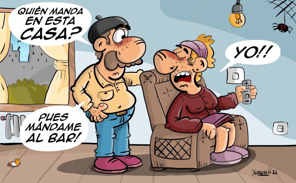 Chiste Quien manda en esta casa humor Xosevich 22