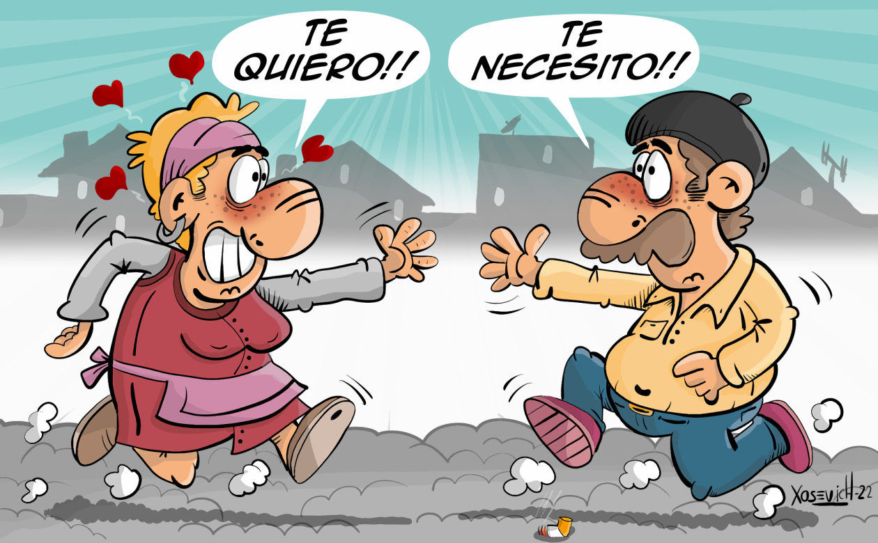 Amor Vs Necesidad 1 Chiste de amor te quiero humor enamorados Xosevich 22