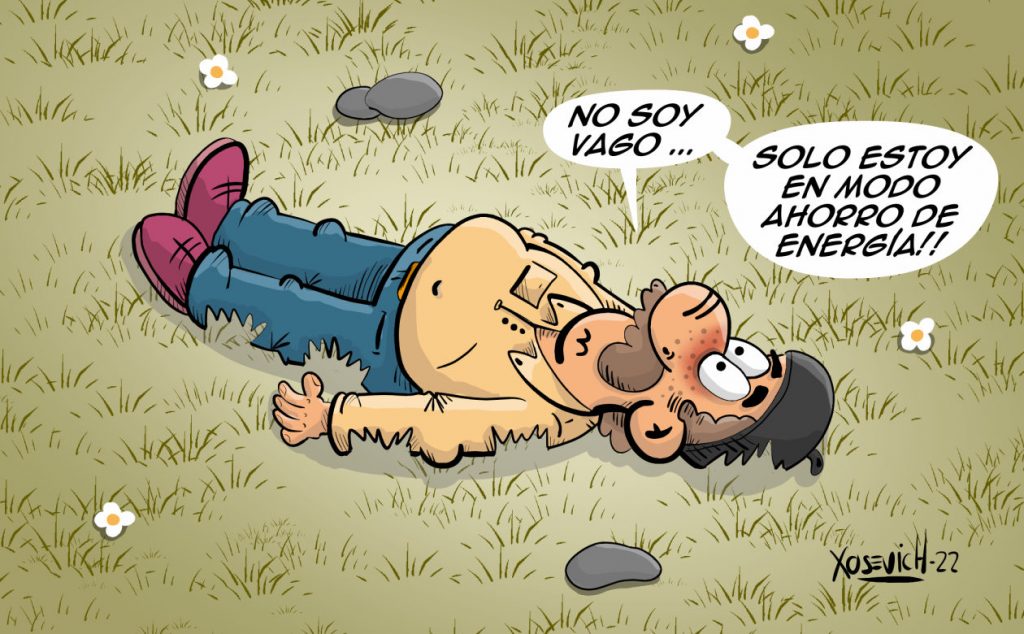 No soy un vago 1 Chistes de vagos modo ahorro de energía Humor Xosevich 22