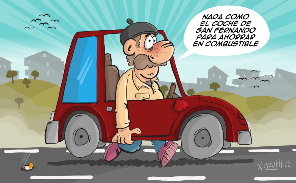 El combustible está muy caro 1 chiste precio gasolina coche humor Xosevich 22