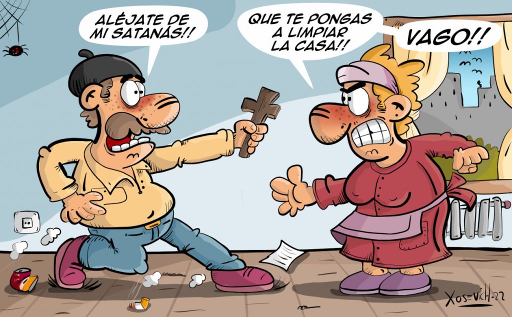 No le gusta limpiar la casa 1 chiste vago no quiere limpiar casa humor matrimonios Xosevich 22