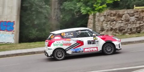 A toda velocidad en el Rally de Ourense
