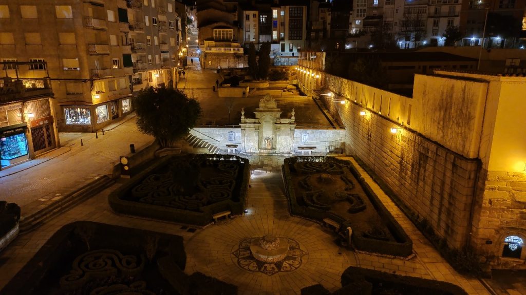 As Burgas de noche