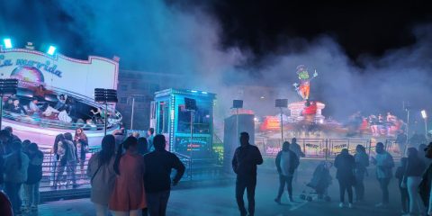 Barracas y atracciones fiestas