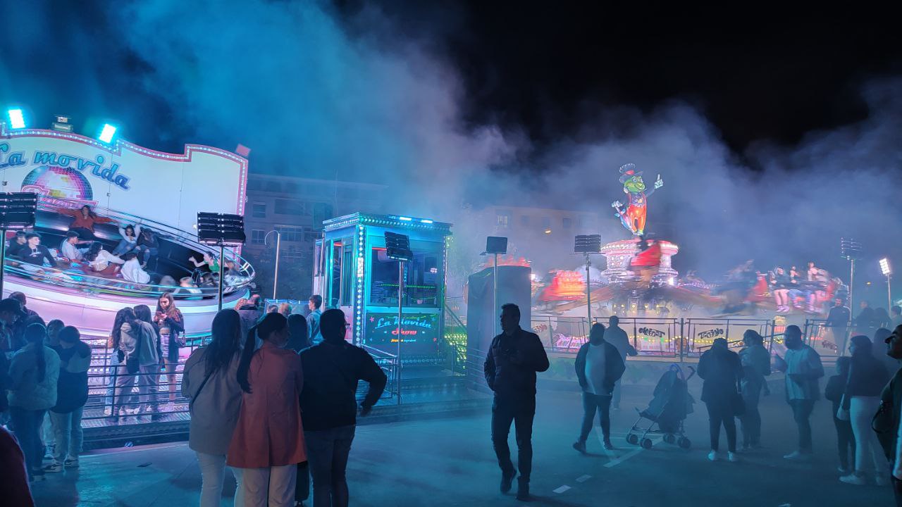 Barracas y atracciones fiestas