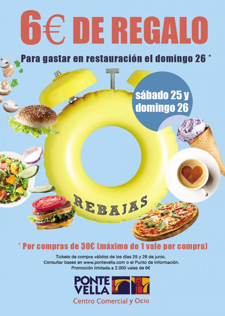 Cartel 6 euros Ponte Vella
