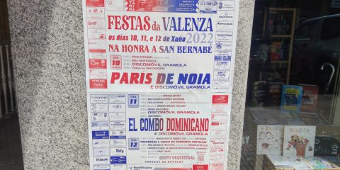 Cartel Fiestas A Valenza 2022