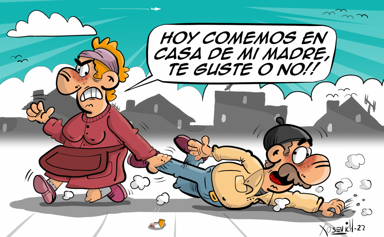Chiste comer casa suegra no gusta Humor Xosevich 22