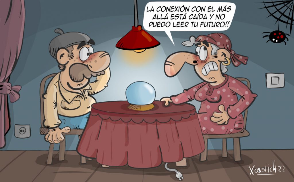 Chiste pitonisa leer futuro bola de cristal Humor Xosevich 22