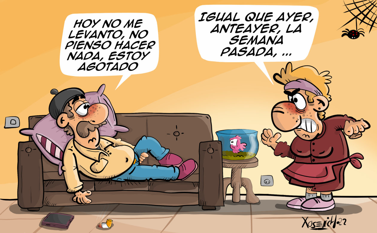 Chistes de vagos tirado sofa Humor Xosevich 22