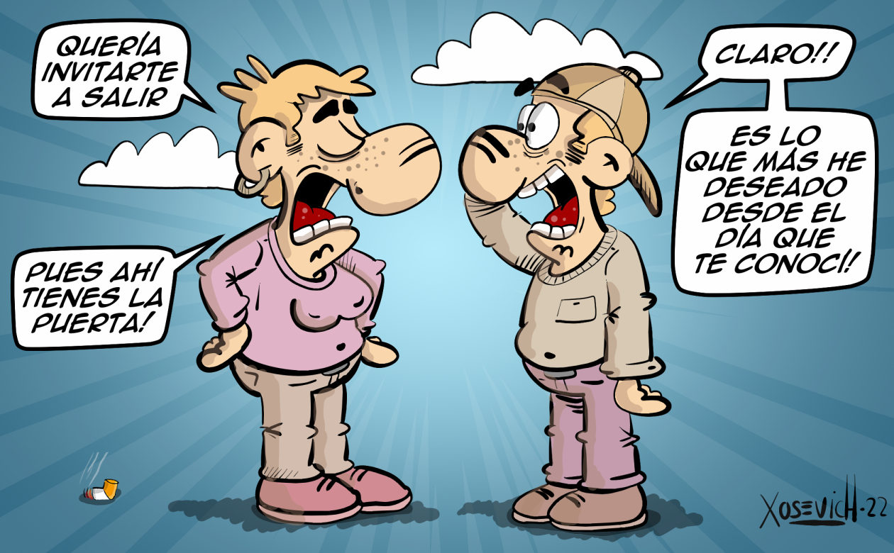 Chistes parejas invitar a salir Humor Xosevich 22