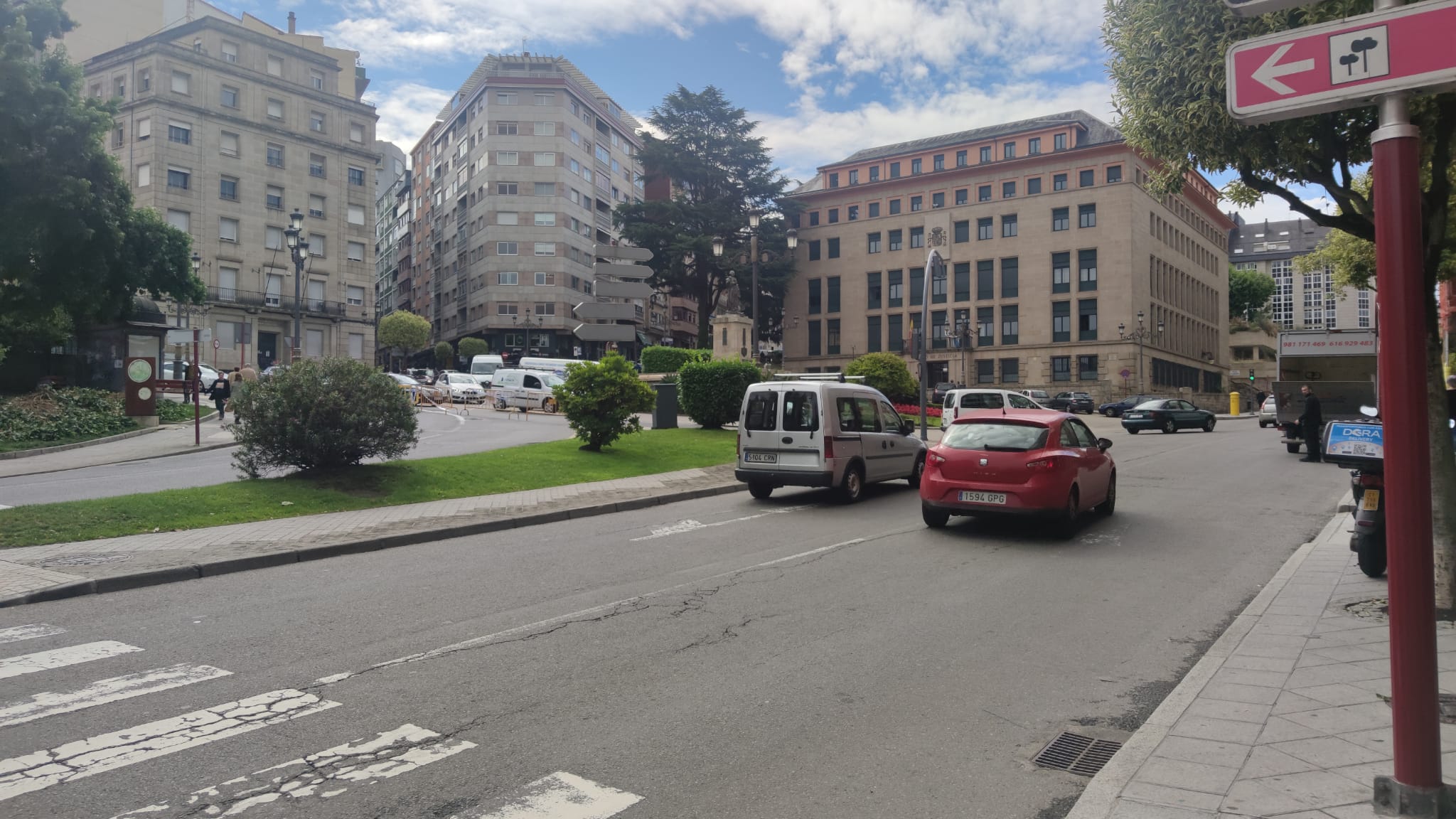 Cortes de tráfico en el centro de Ourense