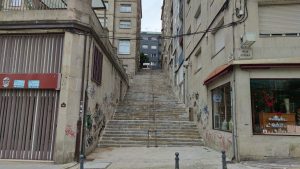 Escaleras de la Calle Calpurnia Abana