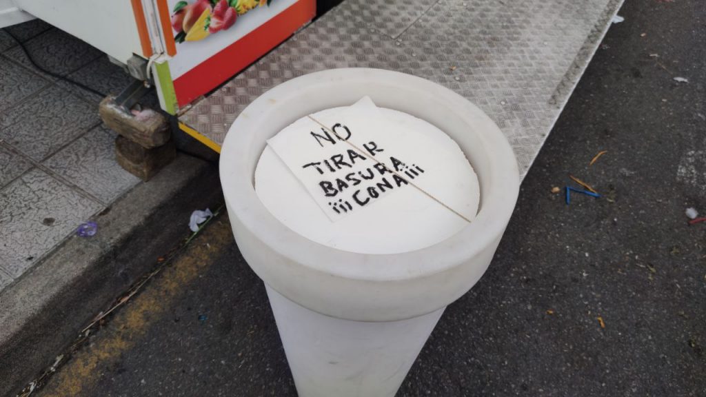 No tirar basura