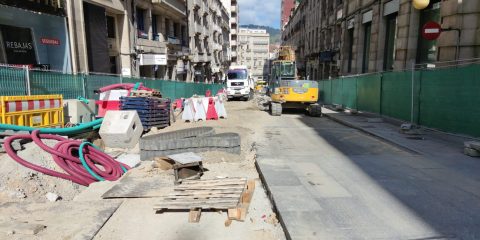 Obras en calle Concordia