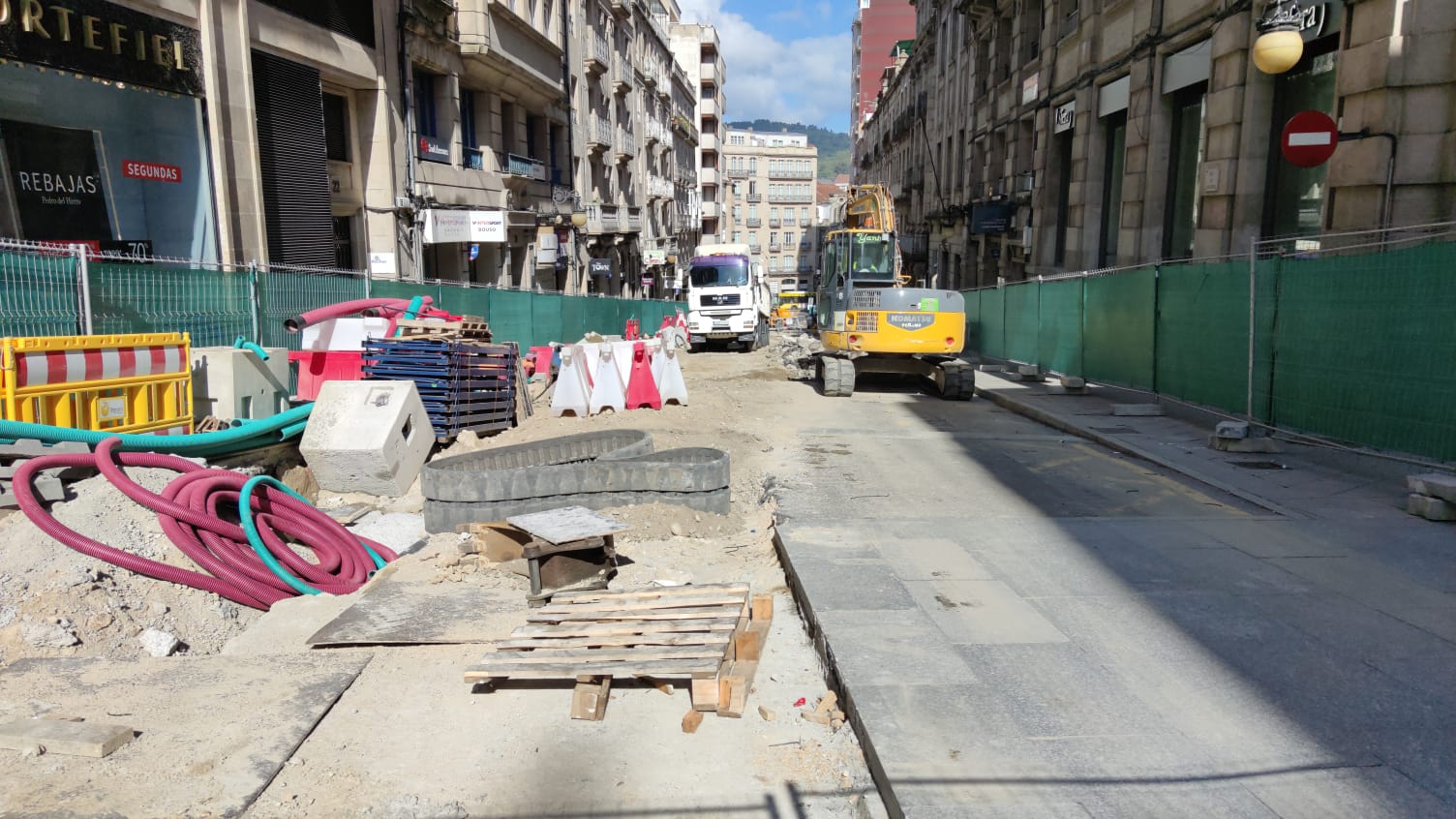 Obras en calle Concordia