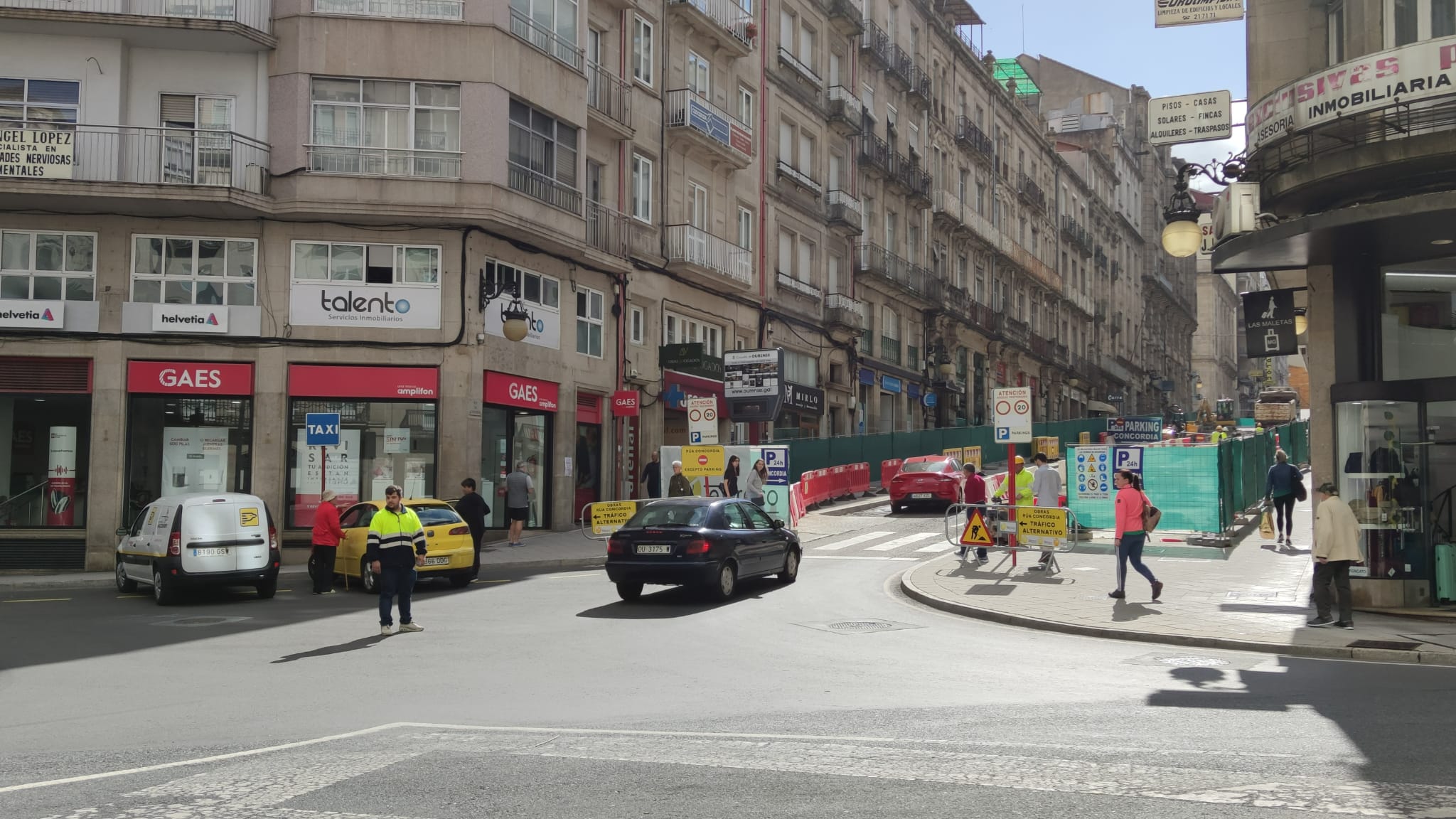 Primer tramo de Concordia en obras