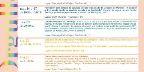 Programa Orgullo 2022 Ourense