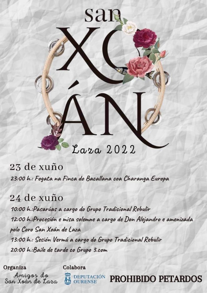 Programa de las Fiestas de San Xoán 2022 en Laza 2 Programa de las Fiestas de San Xoán en Laza 2022