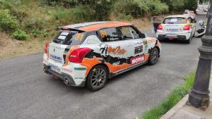 Rally de Ourense P Pazo y E Salgueiro coche