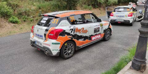 Rally de Ourense P Pazo y E Salgueiro coche