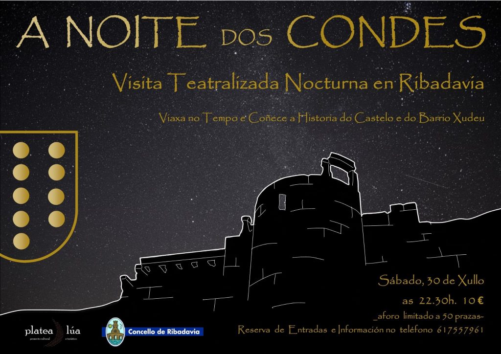 "A Noite Dos Condes", visita teatralizada nocturna en Ribadavia 1 A Noite dos Condes