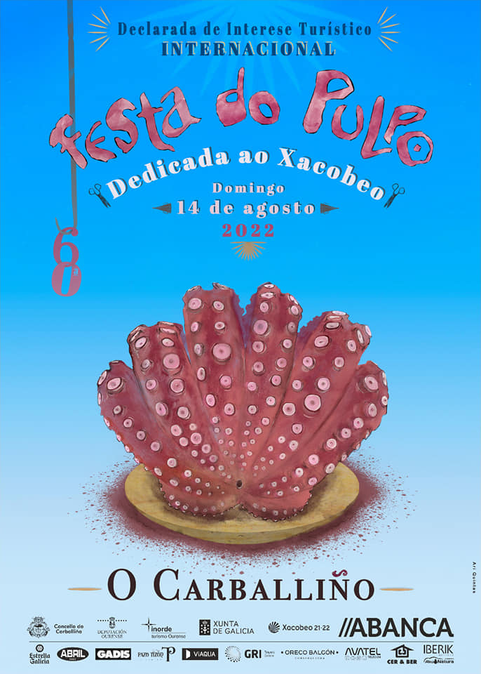 Presentación del cartel de la 60 Festa Do Pulpo 2 Cartel 60 festa do pulpo