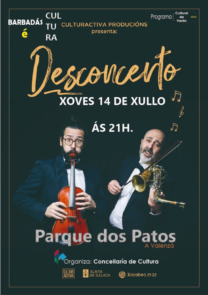 Desconcerto, el jueves 14 de julio en el Parque Dos Patos 2 Desconcerto