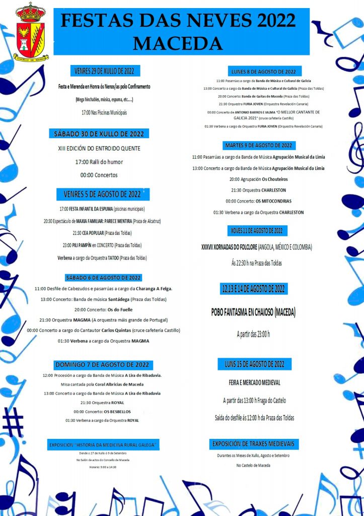 Festas das neves maceda 2022