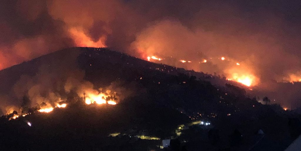 Incendio O Barco de Valdeorras