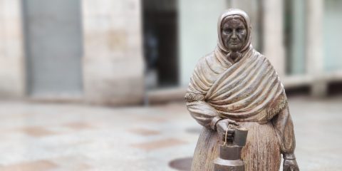 La lechera en el Paseo