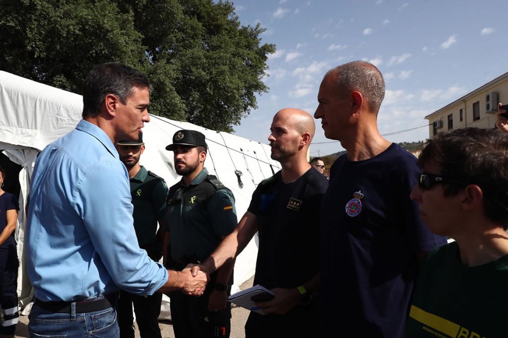Pedro Sánchez visitará esta tarde la zona afectada por los incendios en la comarca de Valdeorras 1 Pedro Sanchez