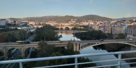 Puentes sobre el río Miño en Ourense