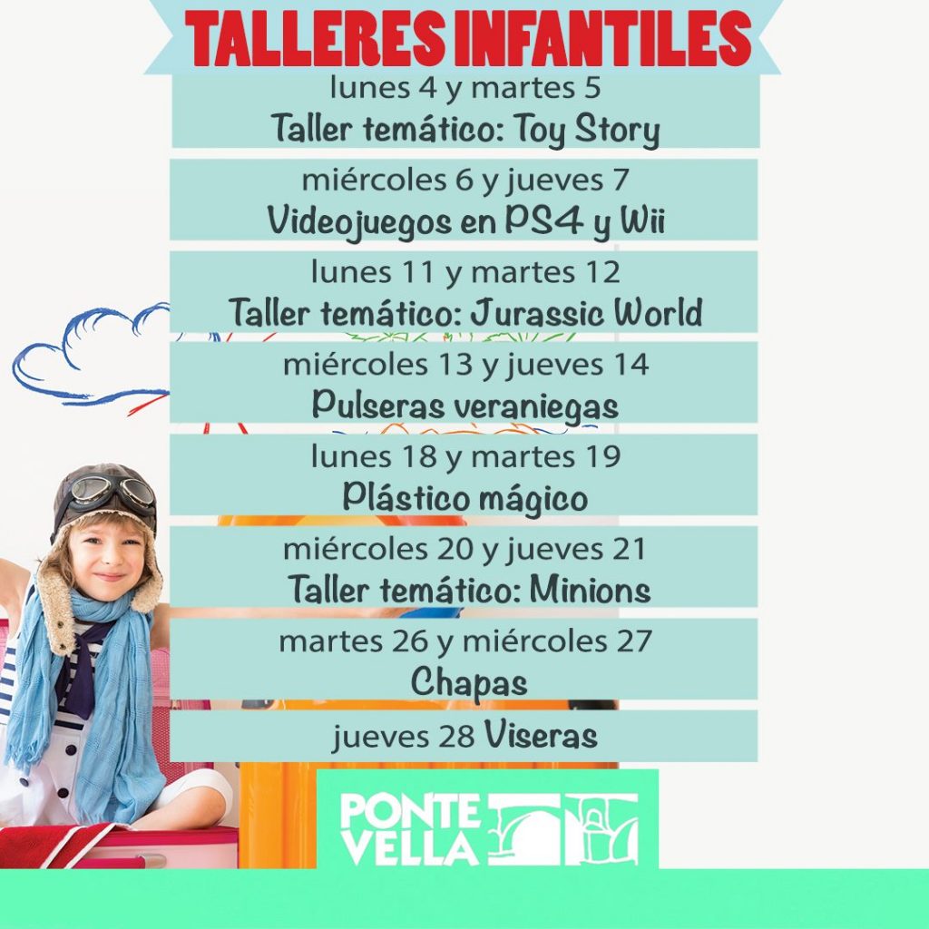 Talleres infantiles Ponte Vella Julio 2022