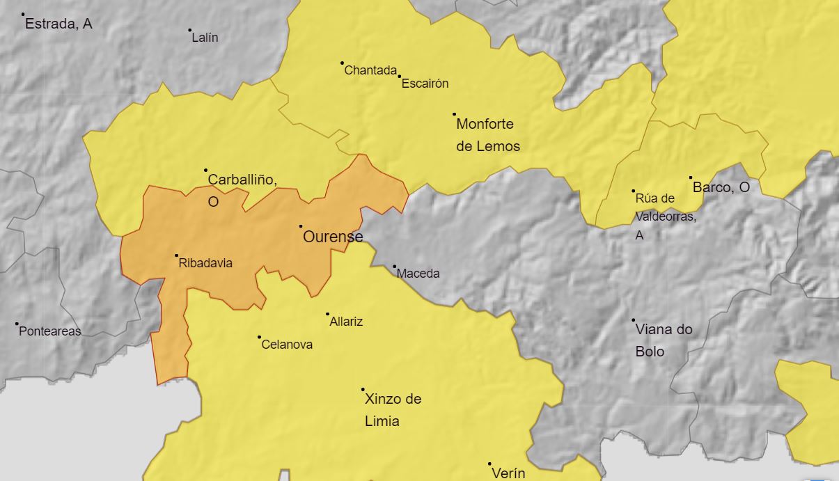 Alerta Naranja en Ourense por altas temperaturas